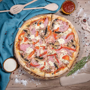 Pizza Capriciosa, 600g,1300g, E300, E451, E250