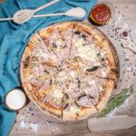 Pizza Prosciutto Funghi, 500g,1200g, E300, E250, E451