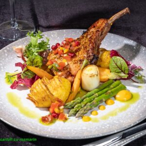 Steak de porc & cartofi cu rozmarin 380g